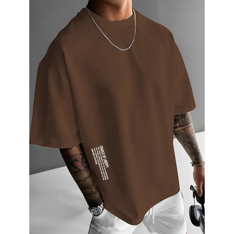 Oversized t-skjorte for menn