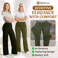 Pantalons elàstics de talp alta per a dona
