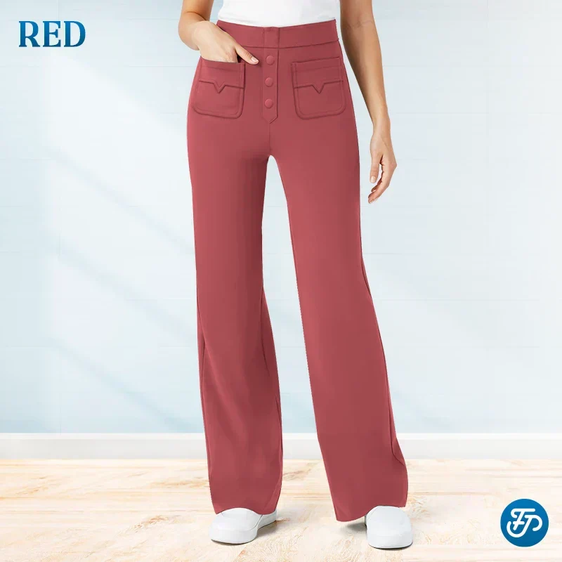 Pantalons elàstics de talp alta per a dona