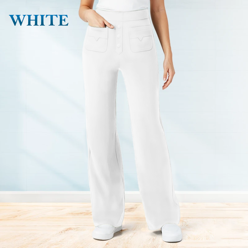 Pantalons stretch taille haute pour femme