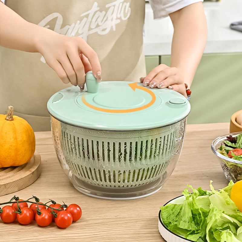 Centrifugadora de ensalada y cortador de verduras 9 en 1