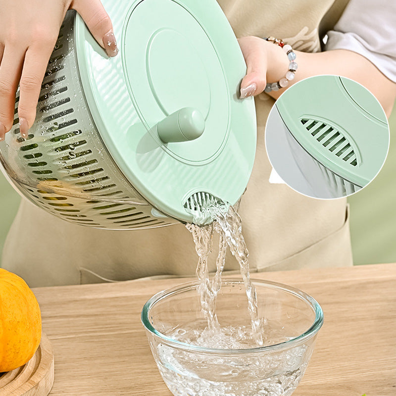 Centrifugadora de ensalada y cortador de verduras 9 en 1