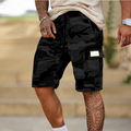 Pantalón corto cargo táctico de corte holgado para hombre