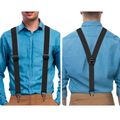 Tirantes para hombre en forma de X con ganchos