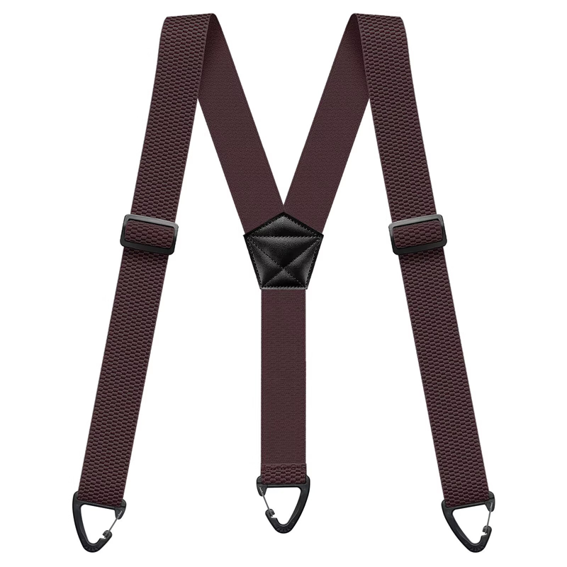 Tirantes para hombre en forma de X con ganchos