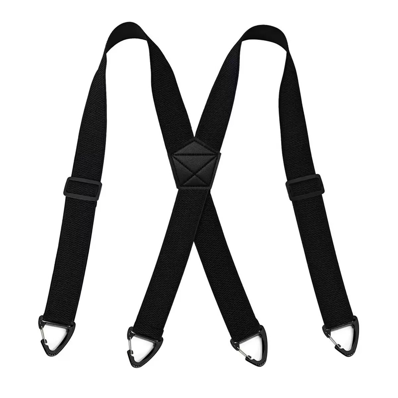 Tirantes para hombre en forma de X con ganchos
