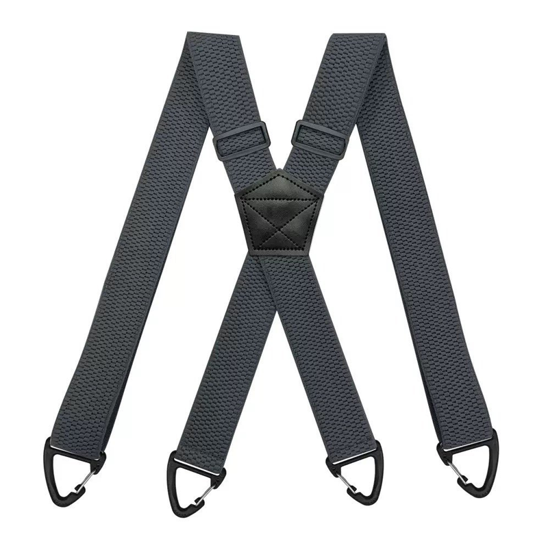 Tirantes para hombre en forma de X con ganchos