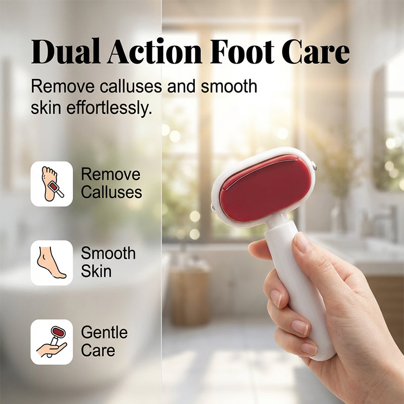 Lima de doble cara para eliminar callosidades de los pies