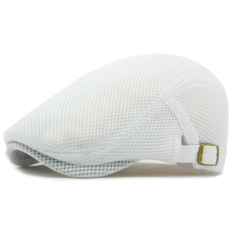 Gorra plana transpirable con correa ajustable