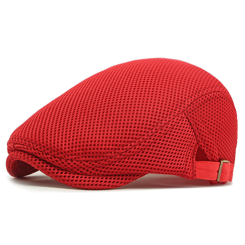 Gorra plana transpirable con correa ajustable
