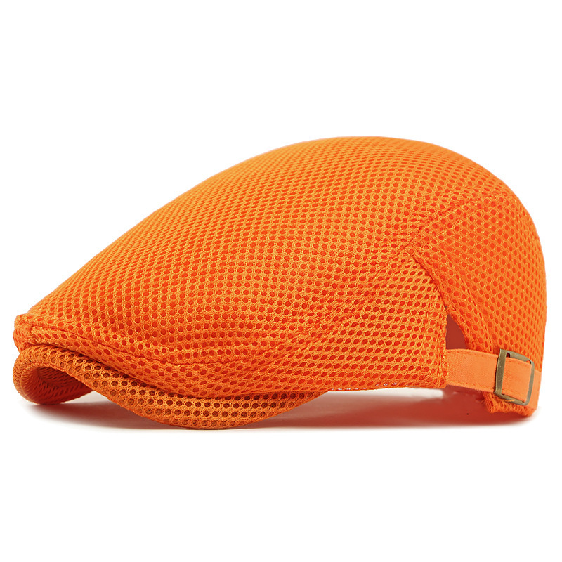 Gorra plana transpirable con correa ajustable