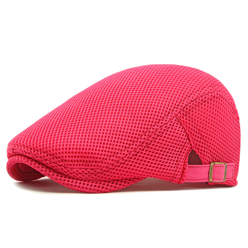 Gorra plana transpirable con correa ajustable