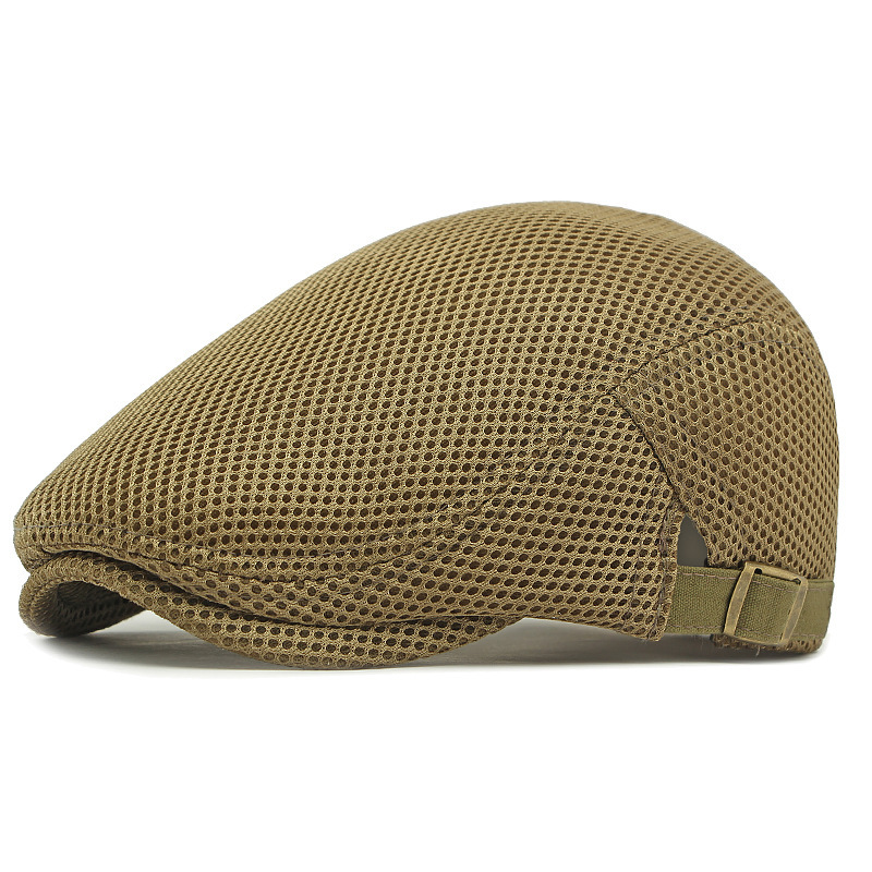 Gorra plana transpirable con correa ajustable
