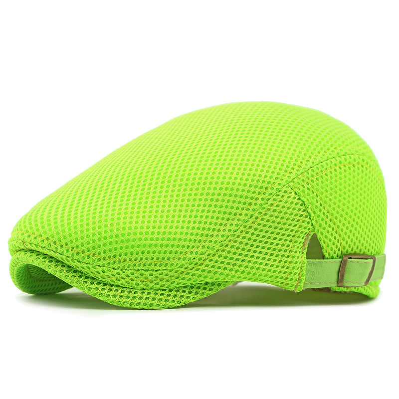 Gorra plana transpirable con correa ajustable