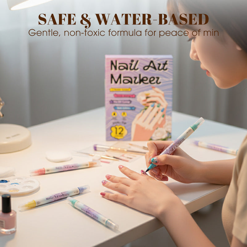 Set de rotuladores de nail art de doble punta