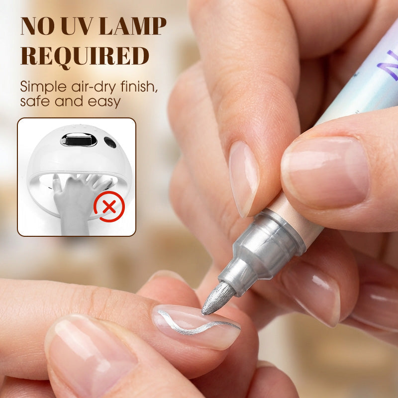 Set de rotuladores de nail art de doble punta