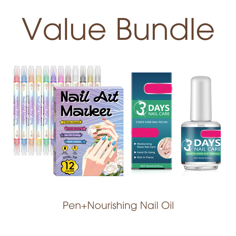Set de rotuladores de nail art de doble punta