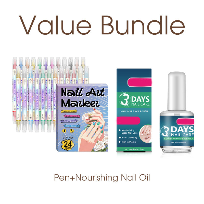 Set de rotuladores de nail art de doble punta