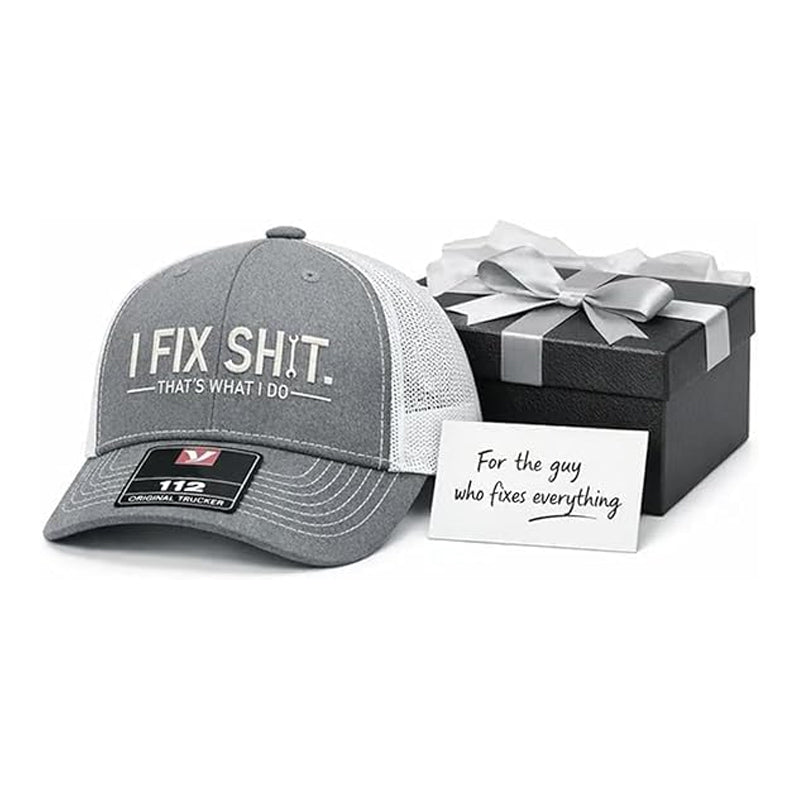 Gorra trucker brodada « I Fix Shit »