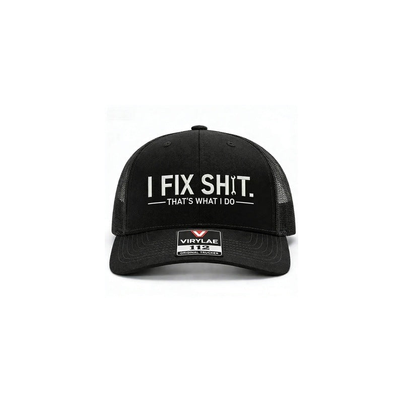 Gorra trucker brodada « I Fix Shit »