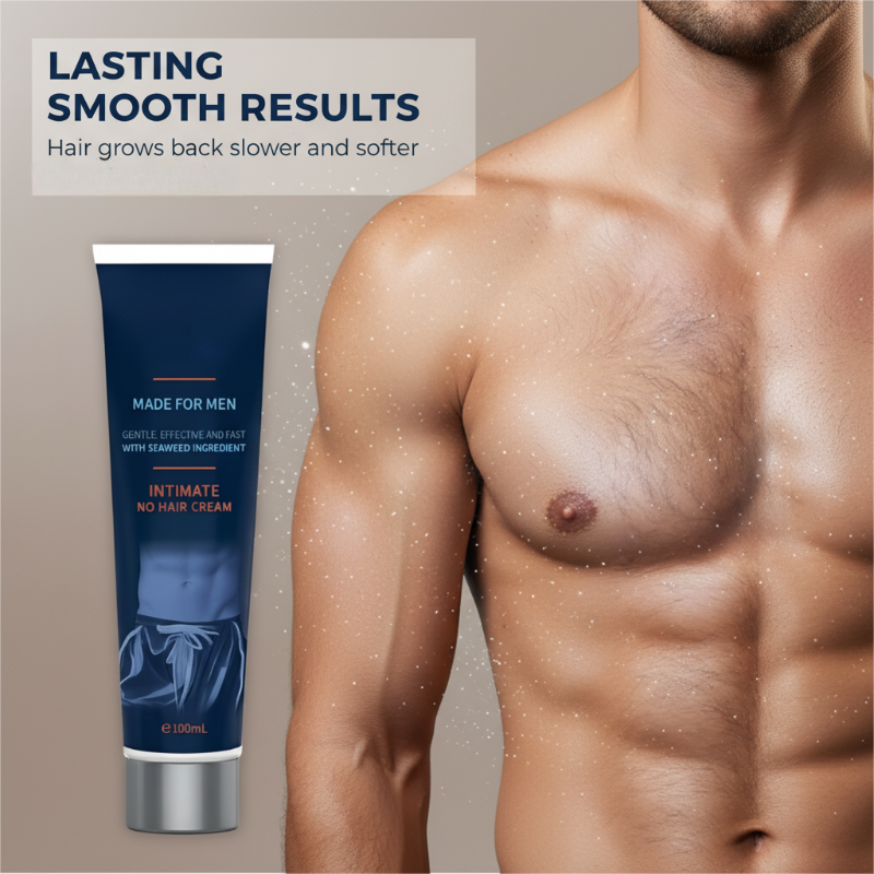Crema Depilatoria Corporal de Acción Rápida para Hombre