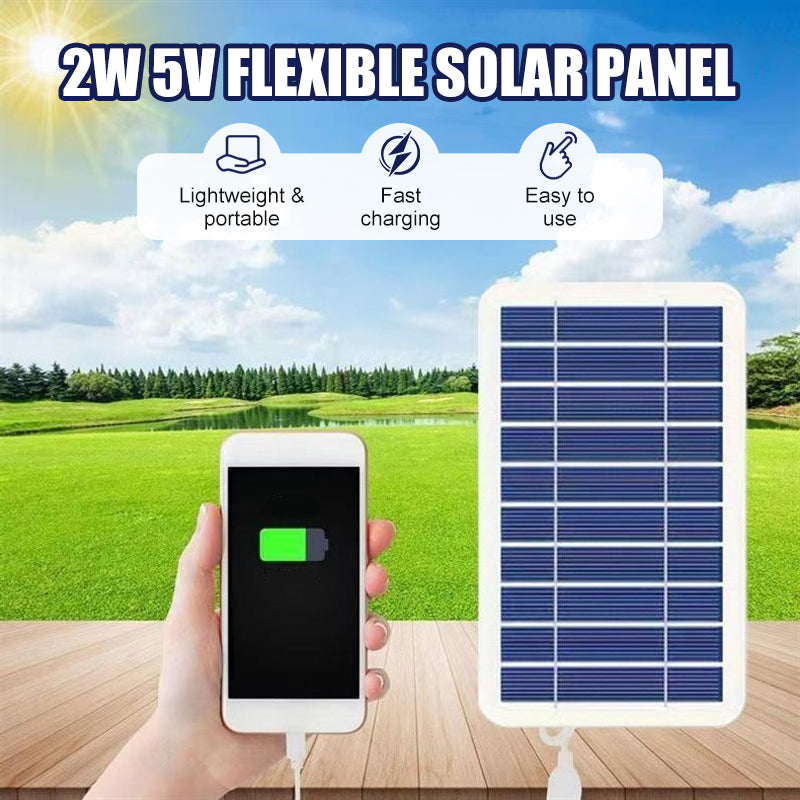 Pannello solare flessibile 2 W 5 V