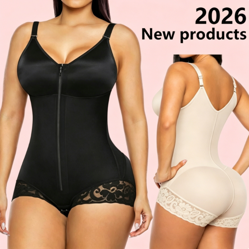 Body a zip modellante da donna