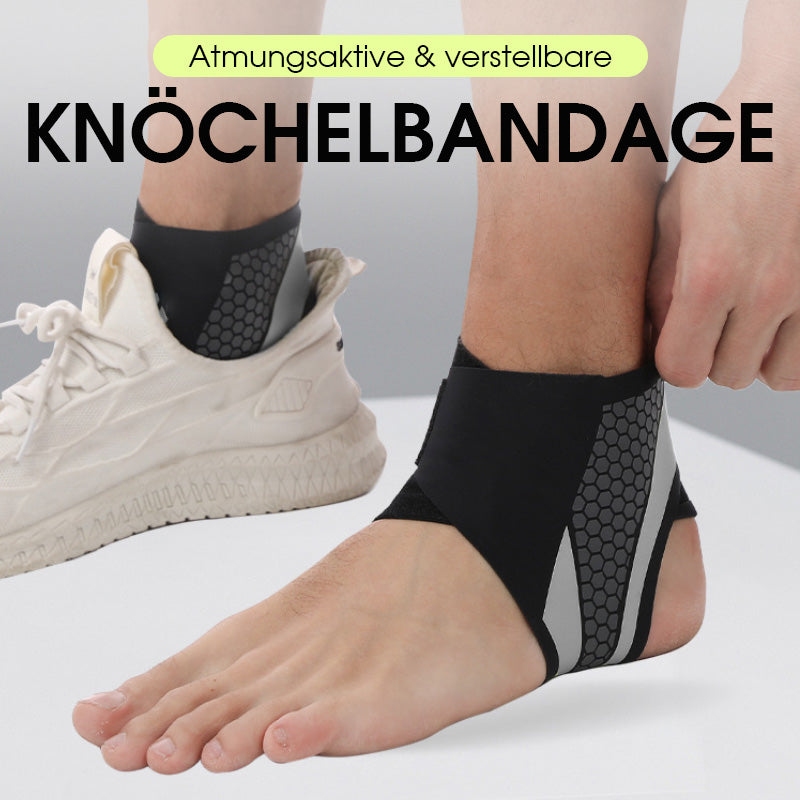 Tobillera ultrafina en Y con velcro, invisible y transpirable
