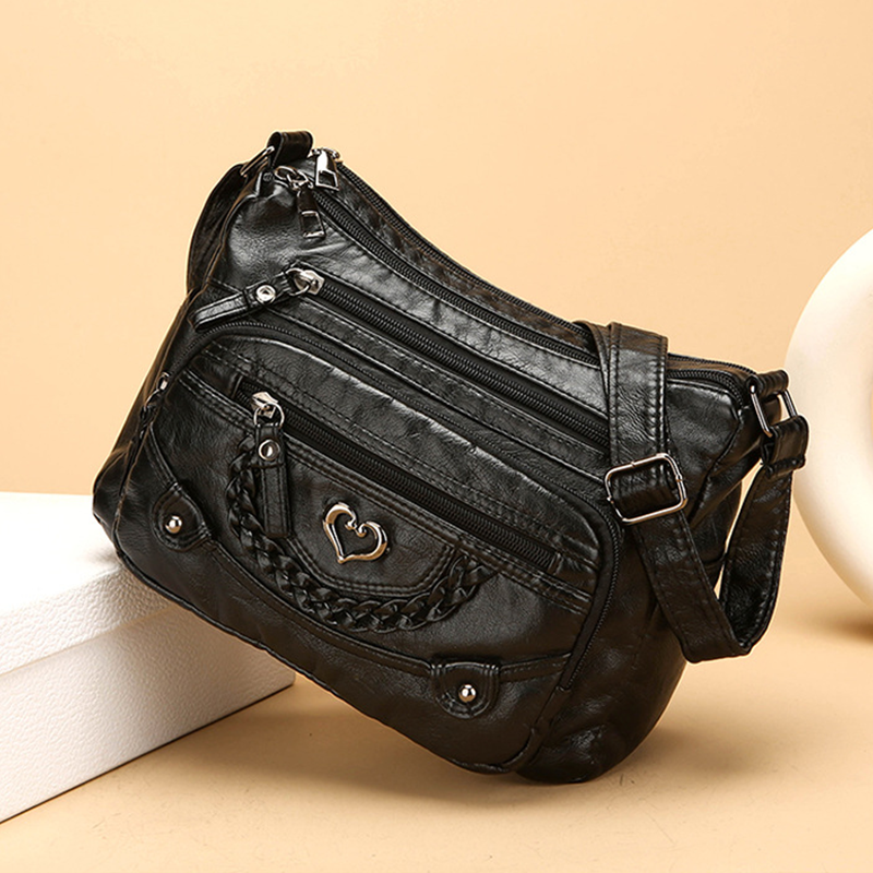 Bolso bandolera multibolsillos para mujer