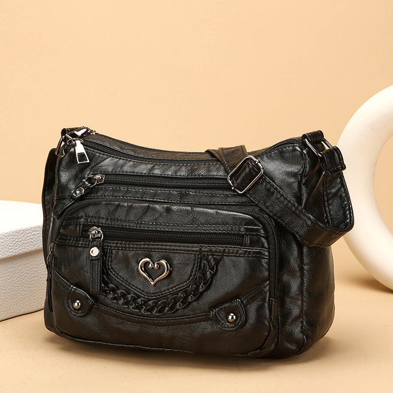 Borsa a tracolla con molte tasche da donna