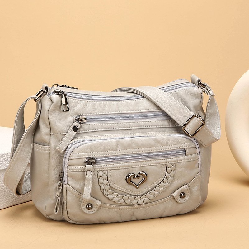 Borsa a tracolla con molte tasche da donna