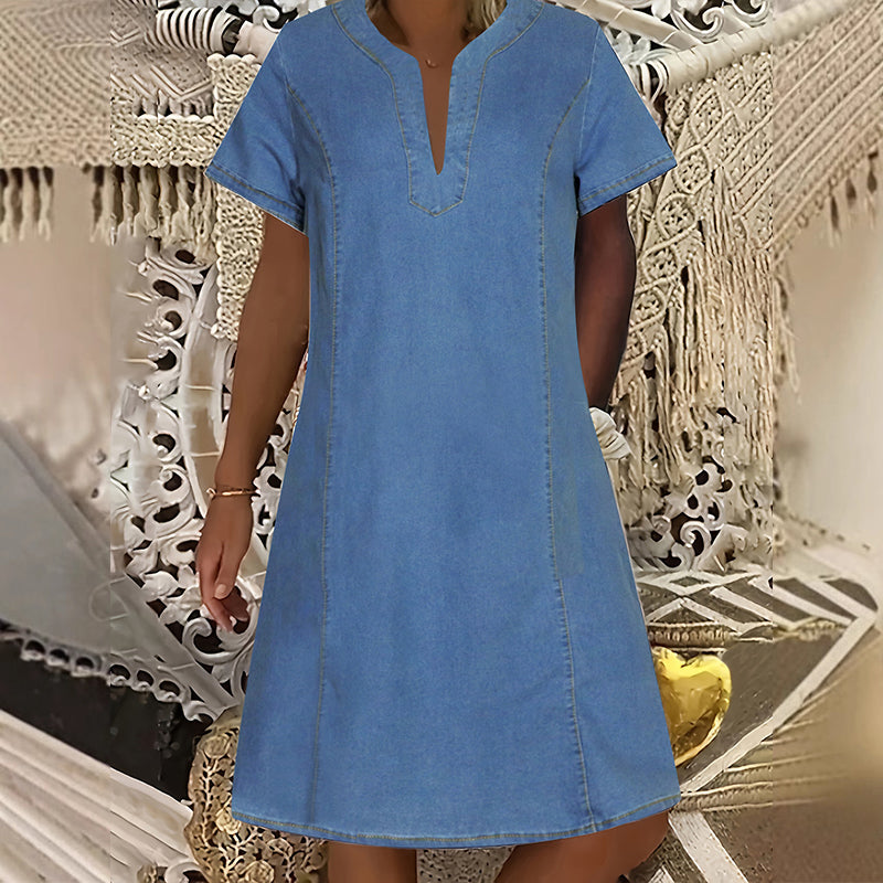 Denimkjole for kvinner