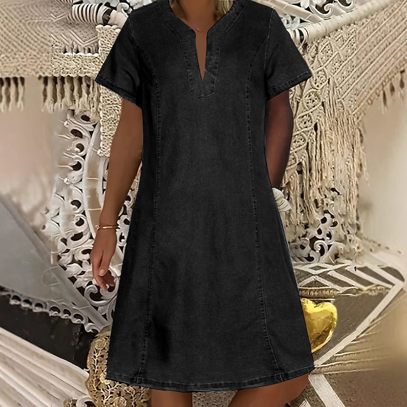 Denimkjole for kvinner