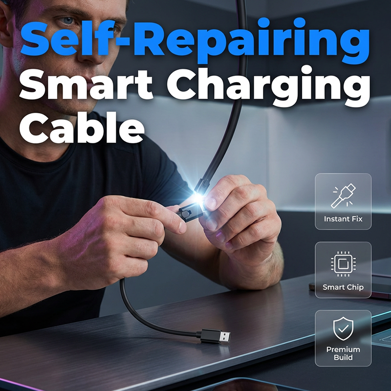 Reparerbar USB-C hurtiglader-kabel Cut & Fix