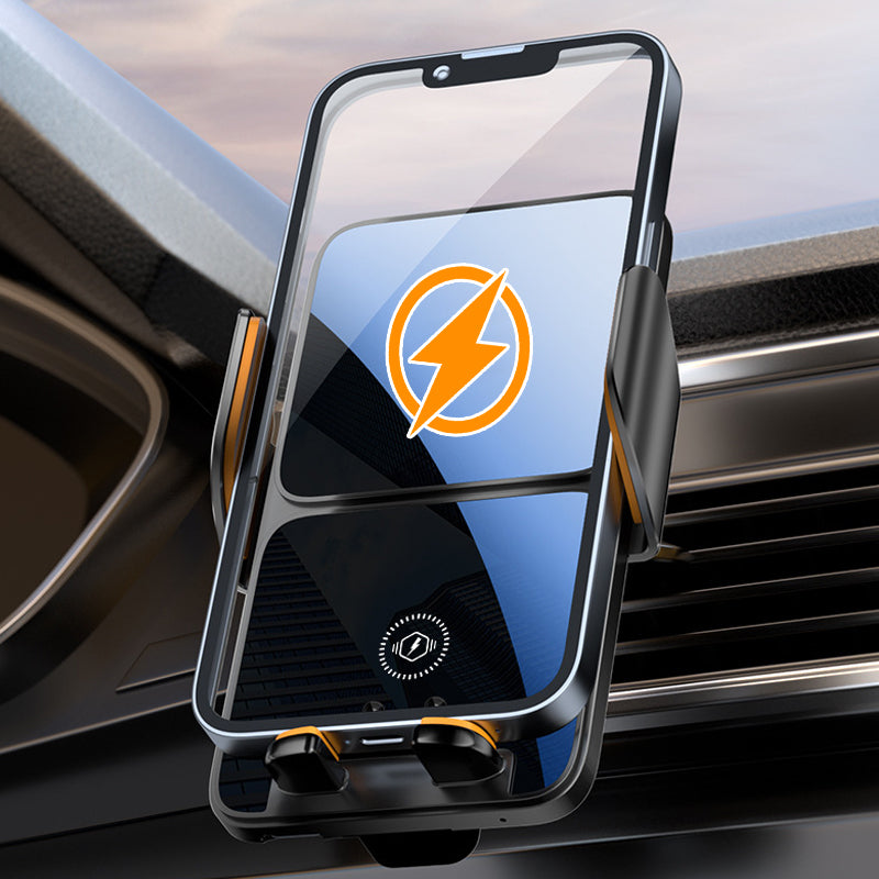 Support de voiture avec chargeur sans fil pour téléphone