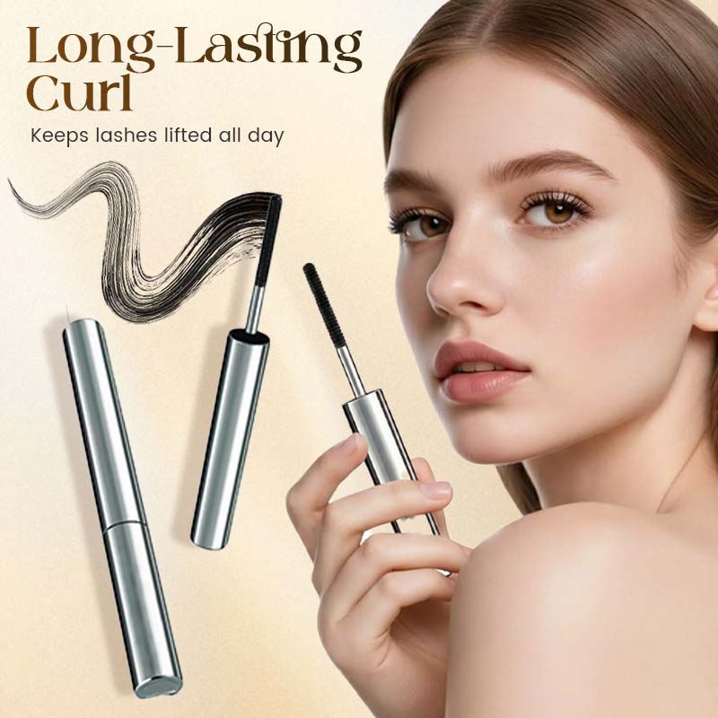 Mascara résistant à l'eau, qui recourbe et allonge les cils