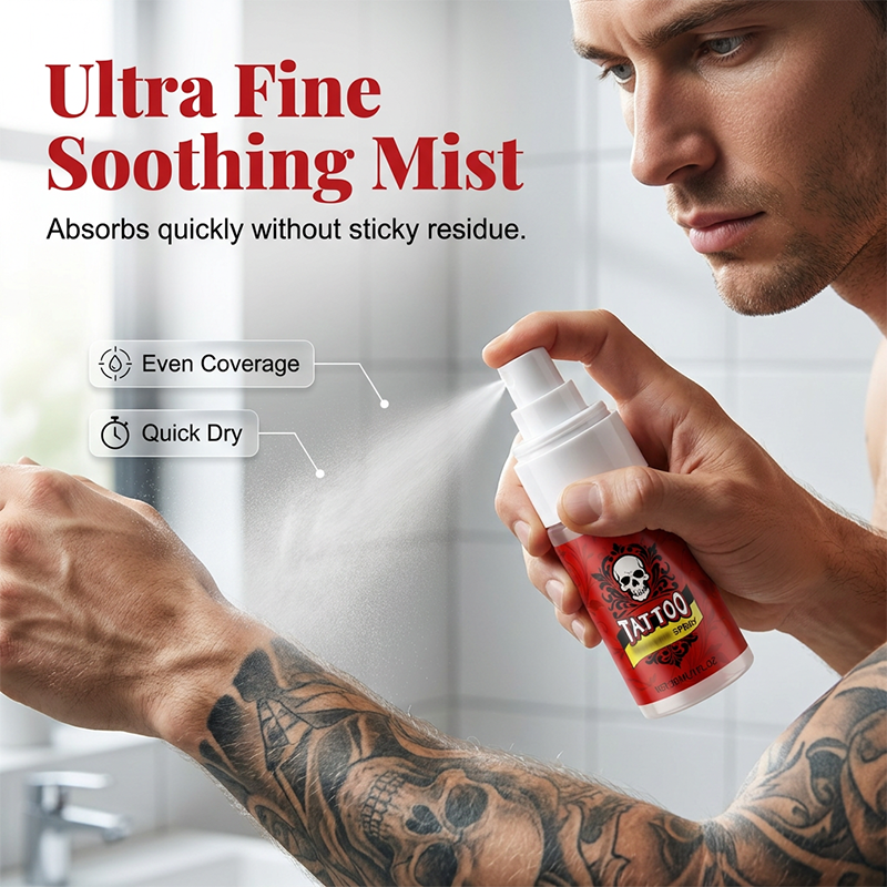 Fuktighetsspray for tatoveringer