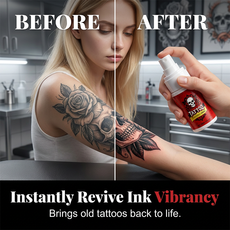 Spray idratante per tatuaggi
