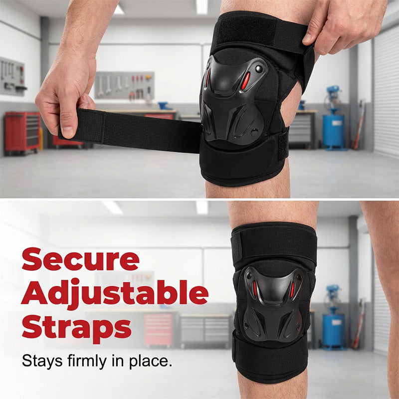 Set de protecciones para rodillas y codos de moto