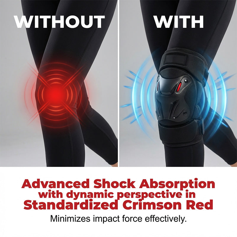 Set de protecciones para rodillas y codos de moto