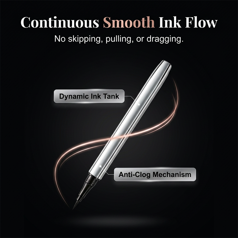 Eyeliner a pennarello a lunga tenuta 24 ore, waterproof, vegan e cruelty-free