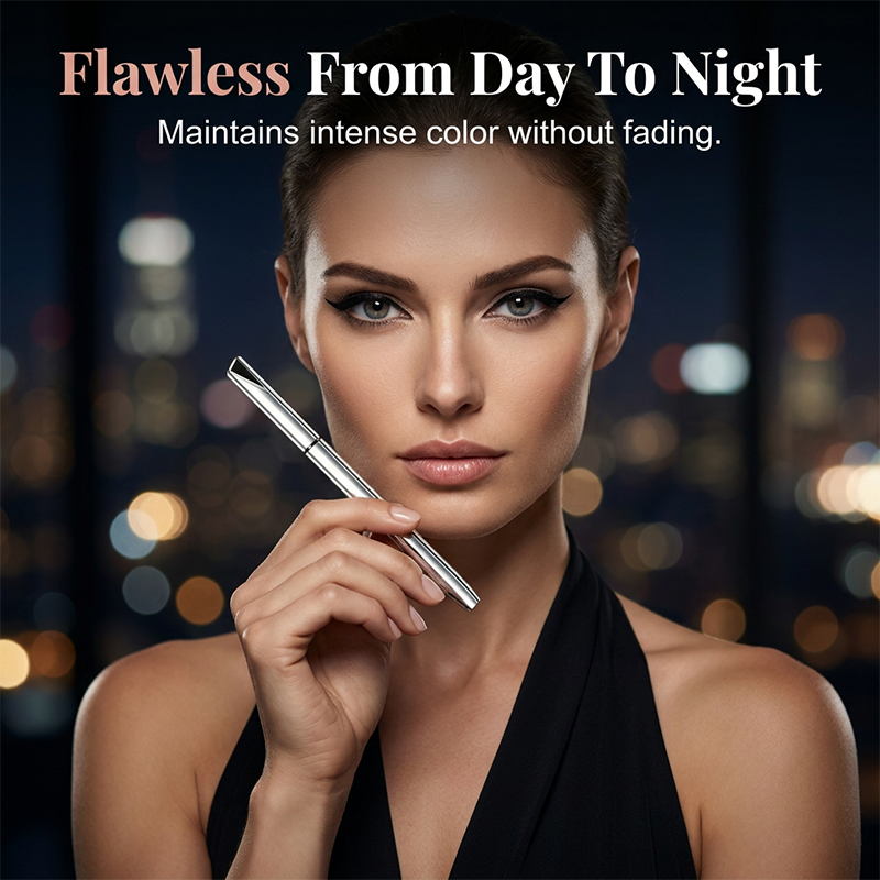 Eyeliner a pennarello a lunga tenuta 24 ore, waterproof, vegan e cruelty-free