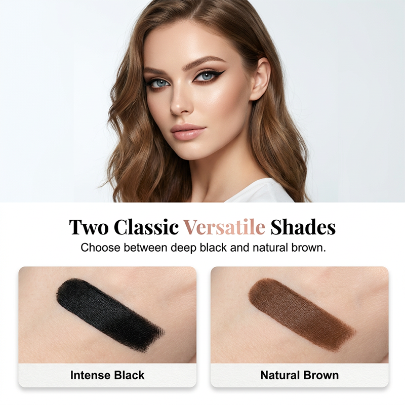 Eyeliner a pennarello a lunga tenuta 24 ore, waterproof, vegan e cruelty-free