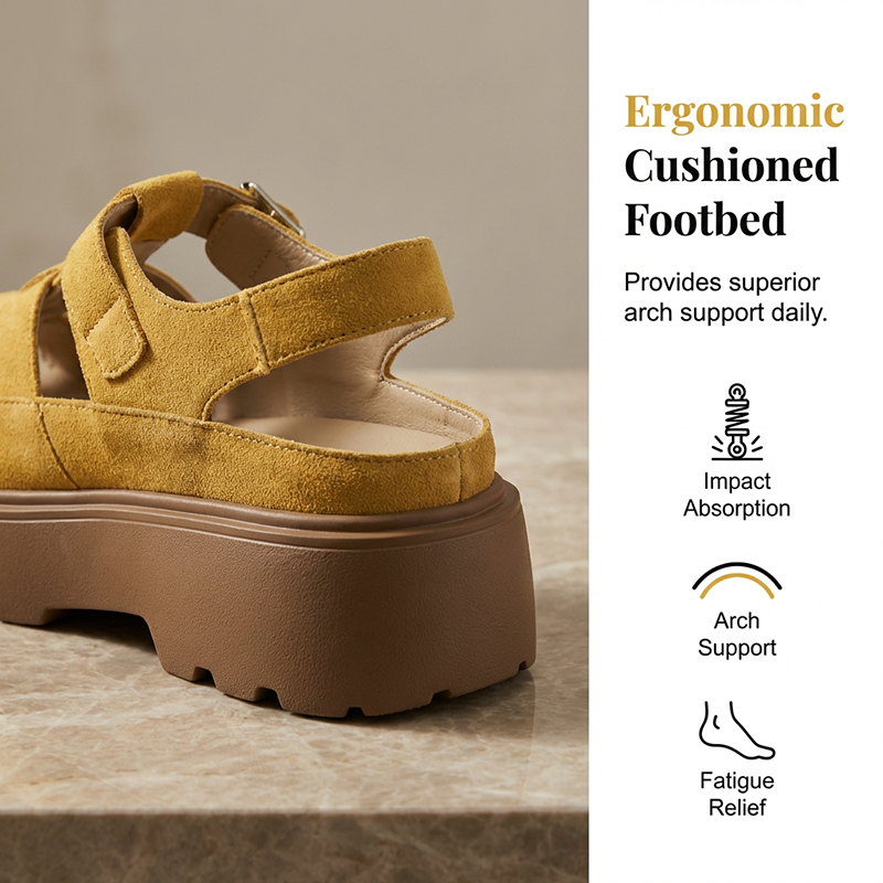 Sandalias de cuña para mujer