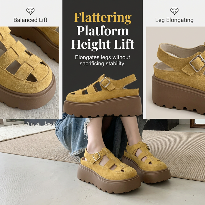 Sandalias de cuña para mujer