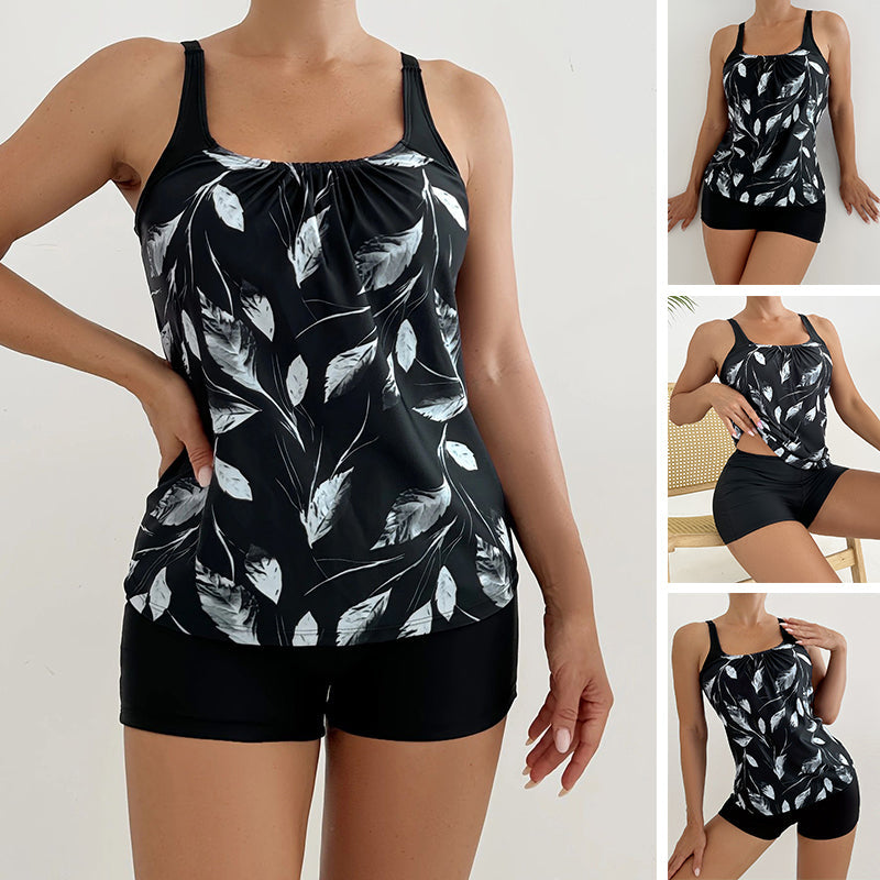 Costume da bagno a due pezzi stampato da donna