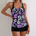 Costume da bagno a due pezzi stampato da donna