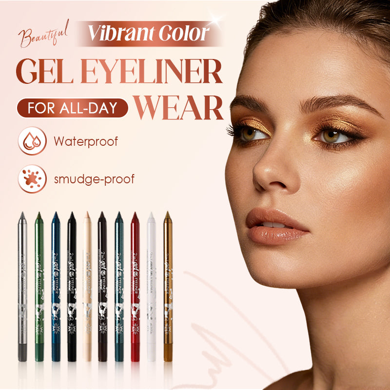 Fargestrålende gel-eyeliner med lang holdbarhet