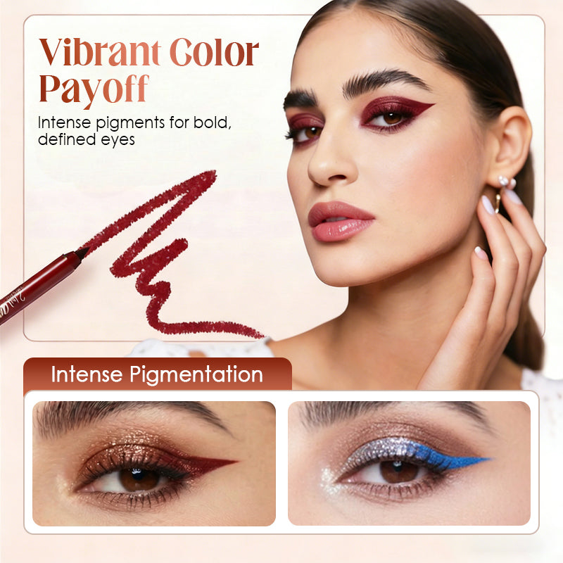 Eyeliner in gel dai colori vivaci a lunga tenuta