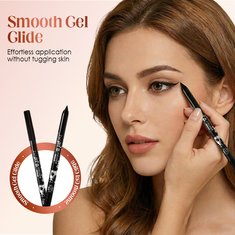 Eyeliner in gel dai colori vivaci a lunga tenuta